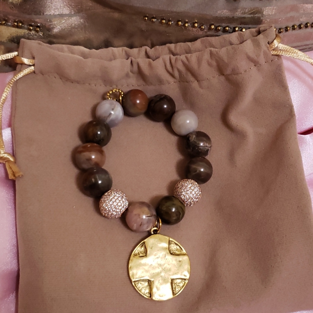 💗NEW! NATURAL BEAD BRACELET💗💟💗